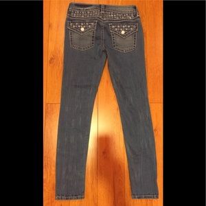 Bebe skinny jeans blue 27